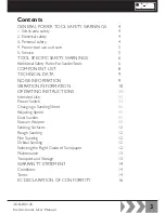 Preview for 3 page of jcb JCB-RO125 Instructions & User'S Manual