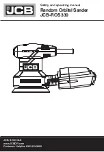 Preview for 1 page of jcb JCB-ROS330 Safety And Operating Manual