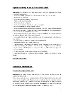 Preview for 4 page of Jean Lebeniste MC1100B Instruction Manual