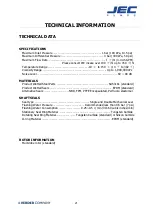 Preview for 22 page of JEC Pumps AccuLAB Series Operating & Maintenance Manual