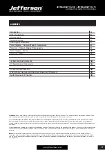 Preview for 3 page of Jefferson JEFMAGDAUT35-230 User Manual