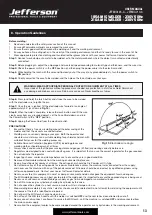 Preview for 13 page of Jefferson JEFMIG185-A User Manual