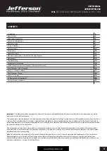 Preview for 3 page of Jefferson TANDEM JEFC270T10B-230 User Manual