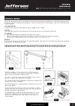 Preview for 5 page of Jefferson TANDEM JEFC270T10B-230 User Manual