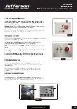 Preview for 11 page of Jefferson TANDEM JEFC270T10B-230 User Manual