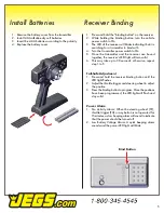 Preview for 6 page of Jegs Buggy Stinger 555-44100 Assembly Manual