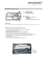 Preview for 9 page of Jehnert 75112 Installation Instructions Manual