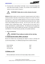 Preview for 5 page of JEI DRILLING & CUTTING SOLUTIONS MINIBEAST Operator'S Manual