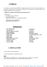 Preview for 3 page of Jema Autolifte DWB-8-E Operating Manual