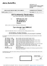 Preview for 12 page of Jema Autolifte DWB-8-E Operating Manual