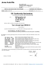 Preview for 13 page of Jema Autolifte DWB-8-E Operating Manual