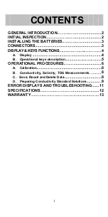 Preview for 2 page of JENCO 3011M Operation Manual