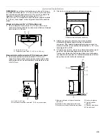 Preview for 29 page of Jenn-Air 30" RETRACTABLE DOWNDRAFT VENT SYSTEM Installation Instructions And Use & Care Manual