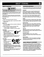 Preview for 23 page of Jenn-Air 8111P366-60 Use And Care Manual