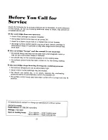 Preview for 20 page of Jenn-Air A130 R Use And Care Manual