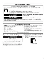 Preview for 3 page of Jenn-Air C 2300279C Use And Care Manual