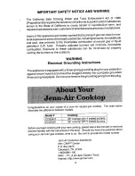 Preview for 5 page of Jenn-Air CCG2421 Use And Care Manual