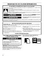 Preview for 18 page of Jenn-Air DOUBLE REFRIGERATOR DRAWERS W10310149A Installation Instruction And Care Manual