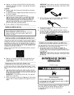 Preview for 45 page of Jenn-Air DOUBLE REFRIGERATOR DRAWERS W10310149A Installation Instruction And Care Manual