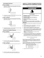 Preview for 19 page of Jenn-Air JB36CXFXLB Installation Manual