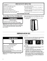 Preview for 2 page of Jenn-Air JCB2581WES User Instructions