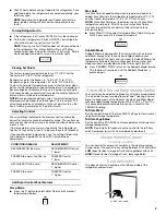 Preview for 3 page of Jenn-Air JCB2581WES User Instructions