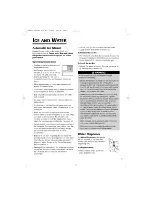 Preview for 17 page of Jenn-Air JFC2087HRP Use & Care Manual