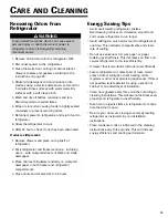 Preview for 25 page of Jenn-Air JFC2089HEP Use & Care Manual