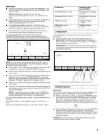 Preview for 9 page of Jenn-Air JFX2597AEM1 User Instructions