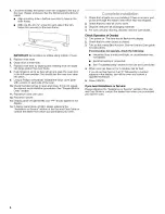 Preview for 8 page of Jenn-Air JJW9330DDB Installation Instructions Manual