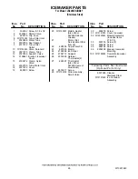 Preview for 26 page of Jenn-Air JS42SEDUDB01 Parts List