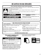 Preview for 37 page of Jenn-Air W10130023A Installation Instructions And Use & Care Manual