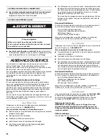 Preview for 50 page of Jenn-Air W10130023A Installation Instructions And Use & Care Manual