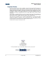 Preview for 14 page of Jennic JN5148 Reference Manual