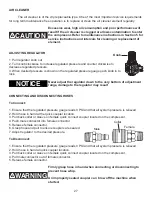 Preview for 27 page of Jenny Reciprocating Air Compressors Operation And Maintenance Manual