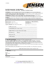 Preview for 7 page of Jensen 5510042710 Operating Instructions Manual