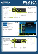 Jensen JWM10A Quick Reference Manual preview