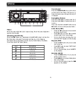 Preview for 19 page of Jensen MP6512i Installation And Operation Manual