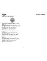 Preview for 43 page of Jensen POWER 400 - POWER 400 AMPLIFIER Installation And Operation Manual