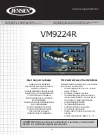 Preview for 5 page of Jensen VM9224R Installation Manual