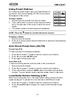 Preview for 28 page of Jensen VM9424BT Operating Instructions Manual