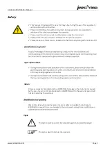 Preview for 4 page of JensPrima innoCon 6501P Operation Manual