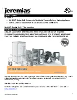 Jeremias HT 103 Installation Instructions Manual preview