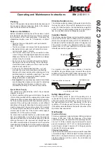 Jesco C 2700 Operating And Maintenance Instructions Manual preview