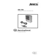 Preview for 1 page of Jesco GW 702 Operating Manual