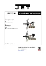 Jet 10000921T Operating Instructions Manual preview