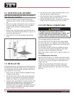 Preview for 8 page of Jet 891100 Operating Instructions And Parts Manual