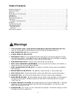 Preview for 3 page of Jet AFS-2000 Operating Instructions And Parts Manual