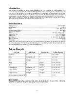 Preview for 8 page of Jet Bench JMS-12SCMS Operating And Parts Manual