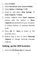 Preview for 9 page of JETHRO SC318 Quick Setup Manual